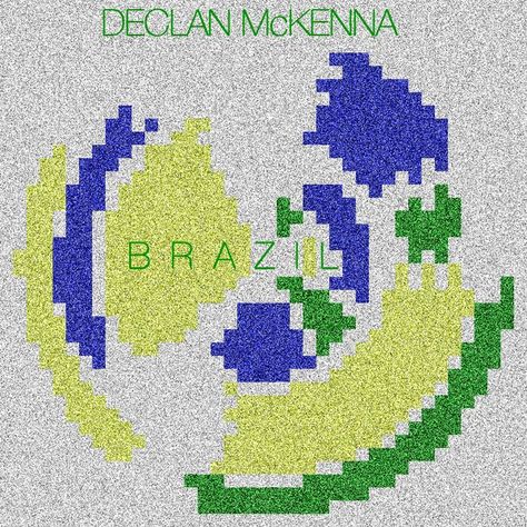 Brazil Declan Mckenna, Declan Mckenna Brazil, Ukulele Chords Chart, Declan Mckenna, Ukulele Tabs, Glastonbury Festival, Ukulele Songs, Ukulele Chords, Music Album Covers