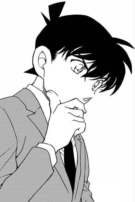 Conan Black And White, Case Closed Manga, Detective Conan Manga, Detective Conan Black Organization, Detective Conan Gin, Vintage Film Photography, Manga Detective Conan, Shinichi Kudo, Detective Conan Wallpapers