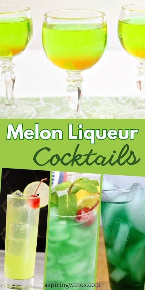 Cocktails Made With Melon Liqueur | Unleashing the Vibrant Flavors of Cocktails Made With Melon Liqueur | Cocktail recipes you need to try | Melon Liqueur Cocktail Recipes | Green cocktails | Fruit flavor cocktails #Cocktails #CocktailRecipes #Recipes #Melon #Melon Cocktails #Liqueur #MelonLiqueur #MelonLiqueurCocktails Meloncello Cocktails, Melon Liquor Drinks Cocktail Recipes, Drinks With Melon Liquor, Melon Liqueur Cocktails, Melon Liquor Drinks, Melon Cocktail Recipes, Melon Ball Drink, Melon Ball Cocktail, Melon Daiquiri