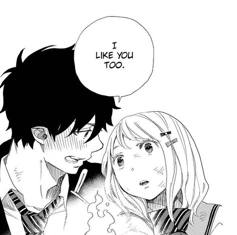 Rin and Shiemi, Ao no exorcist. This is love ♥ Rin X Shiemi, Blue Exorcist Shiemi, Rin And Shiemi, Shiemi Moriyama, Blue Exorcist Rin, Blue Exorcist Anime, Exorcist Anime, Blue Demon, Rin Okumura