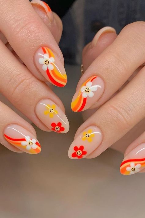 #nails #nailart #nailsofinstagram #manicure #nailsoftheday #frenchtips #greennails #beauty #nail #nailsart #nailsdesign #nailsonfleek #naildesign #acrylicnails #nailstagram #nailtech #naildesigns #nailstyle #instanails #nailartist #nailsnailsnails #nailpolish #love #nailinspo #nailswag #pointnails #gelpolish #fancyfrenchtips #nailart #colourfulnails Unghie Nail Art, August Nails, Cute Simple Nails, Summery Nails, Her Nails, Cute Gel Nails, Nail Swag, Nail Art Summer, Funky Nails