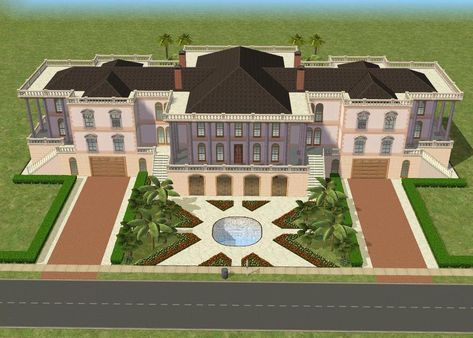 sims mansion download freeplay | Sims 2 Mansion by RamboRocky Sims Mansion, Sims 2 House, Sims Freeplay Houses, Cool House, Sims Free Play, Sims House Plans, The Sims 2, College Town, Sims 1