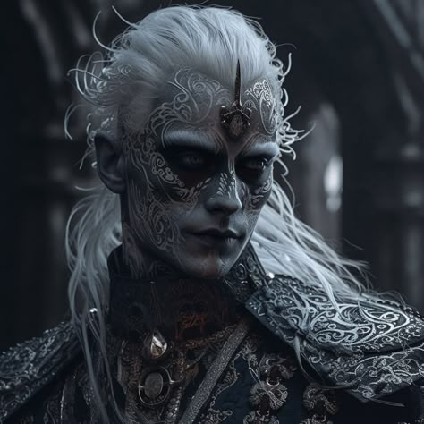 Aliens Character Design, Cool Character Design Male, Male Fae Aesthetic, God Of Darkness, Drow Male, Dragon Man, Alien Character, Fantasy Story, Dark Elf