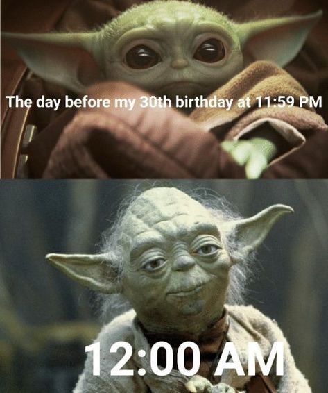 30th Birthday Meme, Tax Season Humor, Yoda Meme, Accounting Humor, Incredible Quote, Prequel Memes, 30th Birthday Funny, Turning 30, Amazing Inspirational Quotes