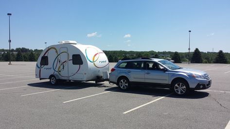 What I learned towing a 2,000lb camper 2,500 miles | Subaru Outback Forums Outback Camper, Cargo Trailer Camper Conversion, Cargo Trailer Camper, R Pod, Towing Trailer, 500 Miles, Trailer Camper, Cargo Trailers, Heavy Bags