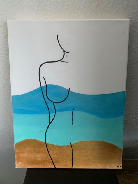 Feminine Painting, Sip And Paint Ideas, Drawing Of A Woman, Sip And Paint, Sip N Paint, Canvas Painting Designs, Feminine Art, Craft Night, Camper Ideas