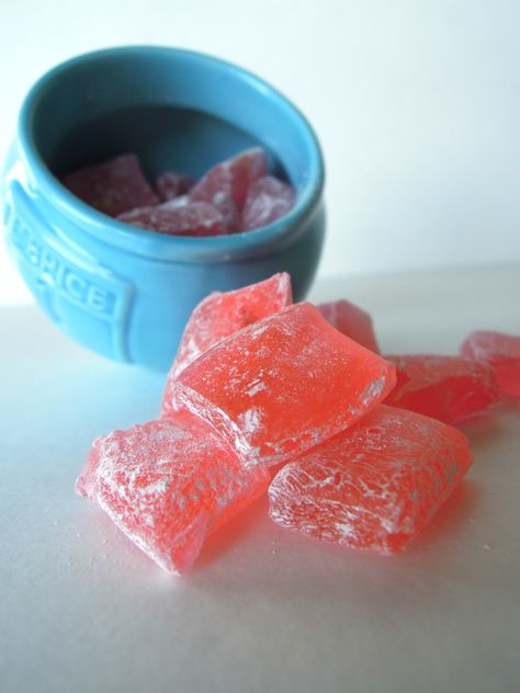 Seedless Watermelon Candies | Fork and Beans Watermelon Hard Candy Recipe, Hard Candy Recipe, Homemade Candy Bars, Hard Candy Recipes, Candy Recipe, Candy Recipes Homemade, Homemade Candies, Köstliche Desserts, Candy Desserts