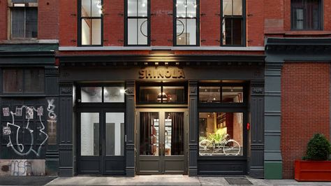 Design trends for 2015 by Shinola Shop | #nydesignagenda #shinola #bestdesignstores Rockwell Group, Retail Facade, Shinola Detroit, Hotel Entrance, Restaurant Concept, Ny City, Unique Buildings, Interior Design Companies, City Design