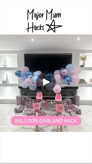 204K views · 11K reactions | Save for later 💫

This is the easiest 30-minute balloon garland. I was quoted £150 for one, and since that day, I have been making my own and I’ve picked up so many tricks along the way.

Start by blowing up two balloons at a time; this saves so much time. Then tie them off together again, saving time, and it’s so much easier.

Next, add the bunches together to make a cluster of four. Then, using a long balloon, attach it to one set and start attaching another. 💖” #partyhacks #ballongarland #homehacks | Casey Major-Bunce | Mum Home and Life Hacks | majormumhacks · Original audio Balloon Tips And Tricks, How To Attach Balloons Together, How To Make Balloons Last Longer, Tie Balloons Easy Way To, How To Inflate Balloons Without Helium, Party Hacks, Long Balloons, Balloon Art, Birthday Surprise