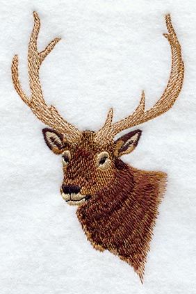 Scottish Embroidery, Deer Embroidery, Embroidered Toilet Paper, Elk Head, Freestanding Lace Embroidery, Deer Art, Embroidery Stitches Tutorial, Machine Embroidery Applique, Embroidery Sweatshirt