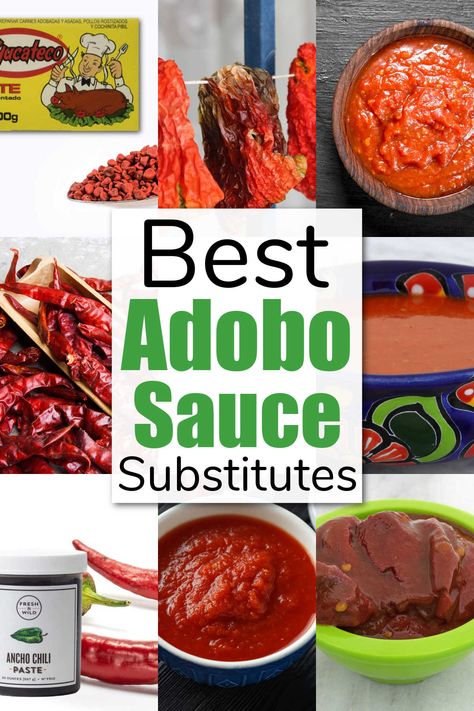 Find our favorite adobo sauce substitutes including a homemade version so you won't be stuck in a recipe! via @savorandsavvy Adobe Sauce Recipe, Chilis In Adobo Sauce Recipes, Homemade Adobo Seasoning, Recipes Using Adobo Seasoning, Adobo Sauce Recipe, How To Use Adobo Seasoning, Carne Adobada, Adobe Sauce, Chipotle In Adobo Sauce