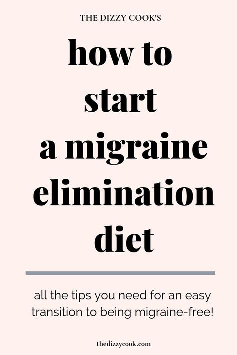 Top tips for incorporating a migraine elimination diet in your lifestyle as easy as possible. #migrainediet #eliminationdiet #migraines #migraineremedies Low Tyramine Diet, Vestibular Disorder, Vestibular Migraines, Headache Diet, Nerve Pain Remedies, Migraine Remedies, Dizzy Cook, Migraine Awareness, Migraine Diet