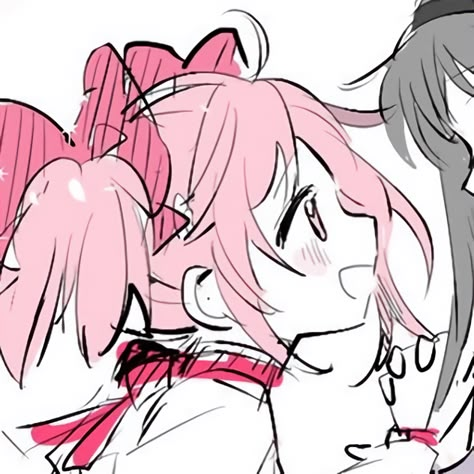 madoka magica matching icons Madoka Magica, Discord Server, Matching Pfp, Fun Games, Matching Icons, Group Chat, Hair, Anime, Pink