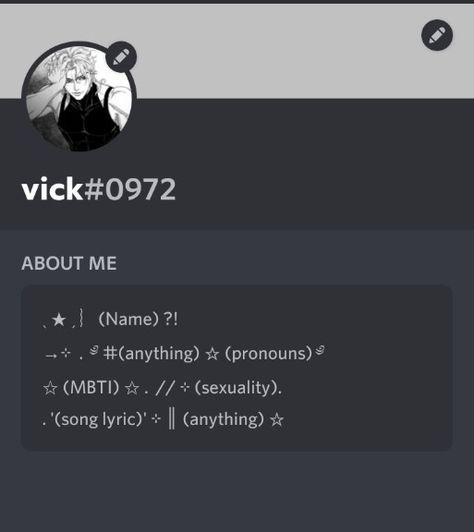 Discord Love Status, Things To Put In Your Discord Bio, Discord About Me Quotes, Discord Status About Him, Matching Bios For Best Friends Discord, Matching Name Ideas For Discord, Roblox Bios Aesthetic, Cute Discord Bio Layout, Discord Caption Ideas