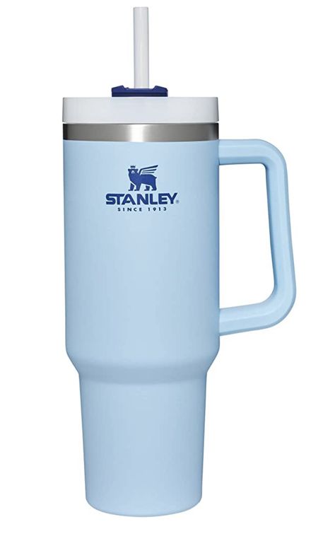 Blue Stanley Cup, Blue Stanley, Stanley Cup 40 Oz, Stanley Adventure Quencher, Stanley Water Bottle, Stanley Products, Drinking More Water, Stanley Adventure, Coffee Smoothie