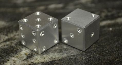 Aluminum Dice #metalworking #game #gambling #workshop Metal Lathe Projects, Welding Jobs, Metal Lathe, Hobbies For Men, Diy Welding, Lathe Projects, Machining Projects, 3d Cnc, Metal Working Projects