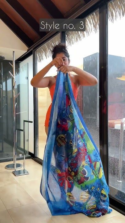 3 ways to tie a sarong | beach outfits | #sarong #scarfstyle #howto #drape #howtowear How To Tie Swimsuit Wrap, How To Use A Sarong, Outfit For A Cruise, Sarong Wrap Ideas, Beach Sarong Wrap, Diy Beach Clothes, Ways To Tie Sarong, Hawaiian Sarong Outfit, How To Tie A Sarong Dress