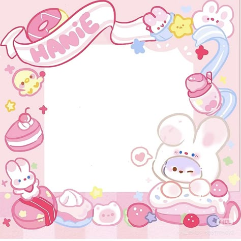 Kawaii Printables Templates, Memopad Anime, Kpop Notepad, Pink Memo Pad, Memopad Design, 8bit Aesthetic, Notes Design Ideas, Slideshow Background, Frame Design Ideas