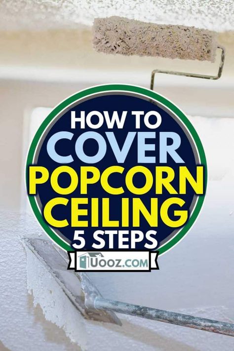 Plaster Over Popcorn Ceiling, Taking Down Popcorn Ceiling, How To Cover Popcorn Ceiling Cheap, Easy Way To Cover Popcorn Ceiling, How To Paint A Popcorn Ceiling, How To Cover Textured Ceilings, How To Skim Coat Over Popcorn Ceiling, Stucco Ceiling Makeover, How To Fix Popcorn Ceiling Diy