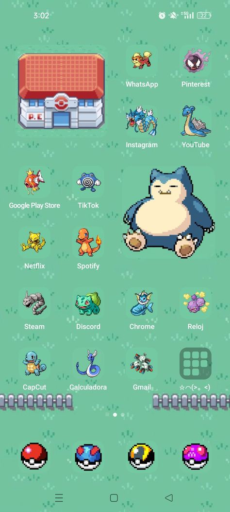 pokemon homescreen theme Pokemon Theme Wallpaper, Pokemon Homescreen, Pokemon Widgets, Homescreen Theme, Pokemon World, Cool Pokemon Wallpapers, Pokemon Theme, Iphone Homescreen, Phone Inspo