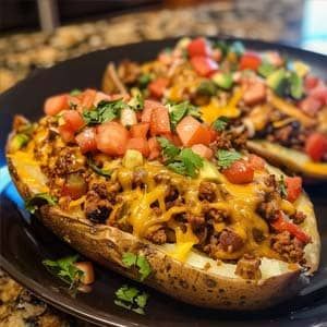 Taco Stuffed Baked Potatoes Recipe Ineskohl Kitchen, Easy Corn Chowder, Slow Cooker Salisbury Steak, Stuffed Baked Potatoes, Chicken Broccoli Rice Casserole, Best Macaroni Salad, Corn Chowder Recipe, Creamy Potato Soup, Eat Something