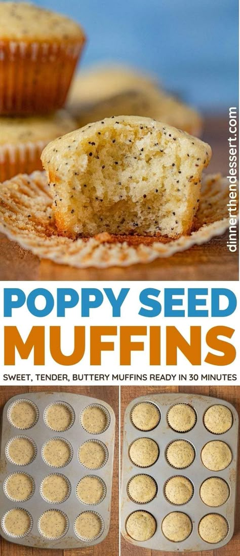 Lemon Almond Poppyseed Muffins, Banana Poppy Seed Muffins, Homemade Poppyseed Muffins, Best Lemon Poppyseed Muffins, Recipes With Poppy Seeds, Costco Poppy Seed Muffin Recipe, Poppyseed Muffins Healthy, Blueberry Poppyseed Muffins, Spring Muffins