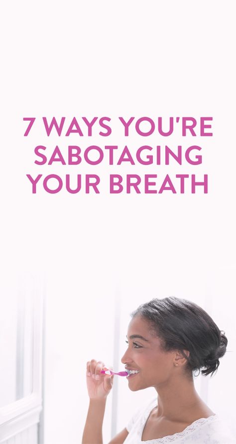 7 things you don’t realize cause bad breath How To Have Fresh Breath All Day, Diy Apothecary, Causes Of Bad Breath, Mouth Care, Bad Breath Remedy, 2023 Fashion Trends, Stronger Teeth, Gum Care, Oral Health Care