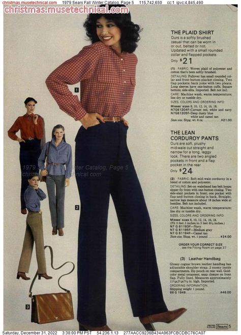 1979 Fashion, 70s Women Fashion, 1970s Women, Old School Fashion, Sears Catalog, 1900s Fashion, Fashion 70s, Seventies Fashion, 1970s Fashion