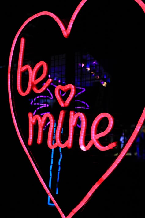 Neon Valentine's Day iPhone Wallpaper Neon Valentines Wallpaper, Dark Valentines Day Aesthetic, Dark Valentines Wallpaper, Goth Valentines Day Wallpaper, Be Mine Aesthetic, Spooky Valentines Wallpaper, Sweet Aesthetic Wallpaper, Valentine’s Day Iphone Wallpaper, Valentine Widgets