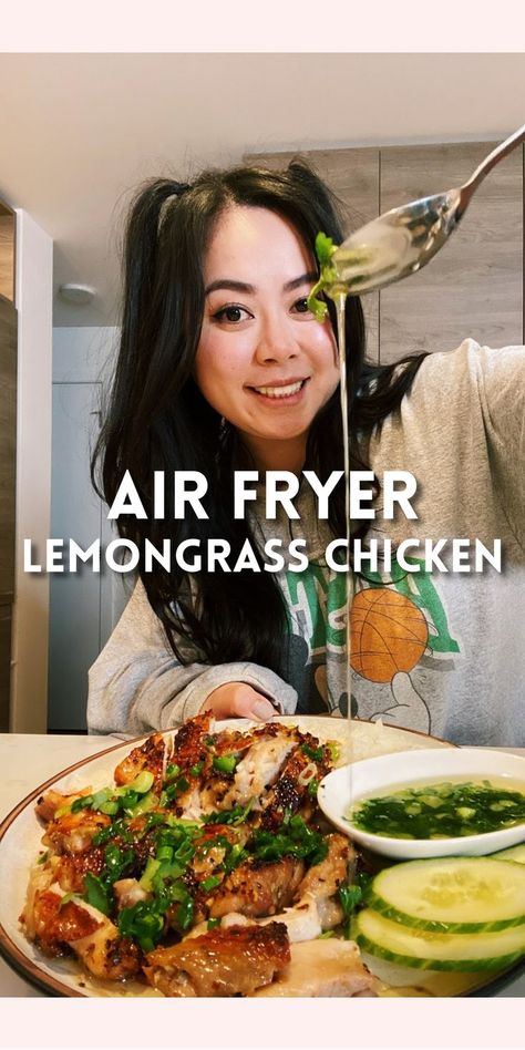 Vietnamese Lemon Grass Chicken, Air Fryer Lemon Grass Chicken, Lemongrass Chicken Air Fryer, Lemongrass Chicken Wings, Chicken Vietnamese Recipes, Air Fryer Lemongrass Chicken, Vietnamese Lemongrass Chicken Recipes, Recipes Using Lemongrass Paste, Chicken Lemon Grass Recipes