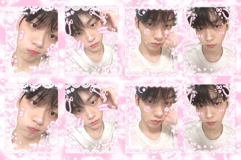 Txt Purikura Stickers, Kpop Purikura Printable, Soobin Mail Sticker, Txt Mail Sticker, Txt Purikura, Purikura Kpop, Purikura Stickers, Kpop Printables, Txt Stickers