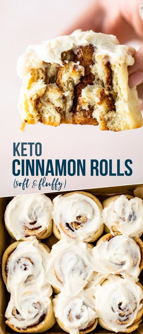 Carbquik Recipes, Dolce Poche Calorie, Keto Cinnamon, Keto Cinnamon Rolls, Postre Keto, Breakfast Low Carb, Keto Treats, Keto Baking, Keto Diet Breakfast