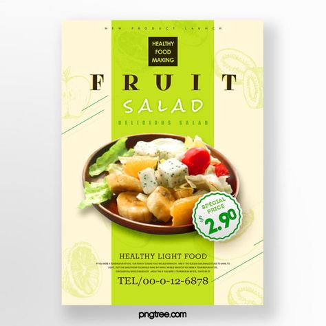 Fashion Fruit Salad Gourmet Poster Lemon Mint Juice, Salad Gourmet, Fast Food Salads, Food Fast Food, Fruit Splash, Salad Dinner, Healthy Fruits And Vegetables, Vegetable Snacks, Food Salad