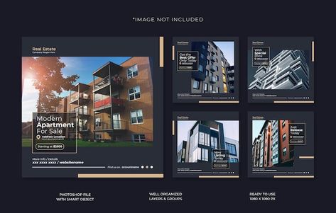 Apartment real estate for sale instagram... | Premium Psd #Freepik #psd #background #banner #brochure #flyer Apartment Instagram Posts, Property Instagram Post, Interior Social Media Post, Apartment Flyer, Luxury Apartment Social Media Post, Luxury Hotel Social Media Post, Luxury Real Estate Social Media Design, Luxury Real Estate Social Media, Furniture Social Media