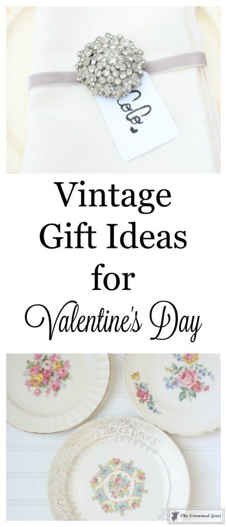 Vintage Valentine Gift Ideas and Latest Finds - The Crowned Goat Thrifted Valentines Gift, Dinner Party Tablescapes, Valentine Gift Ideas, Party Tablescapes, Vintage Gifts Ideas, Vintage Valentine, Vintage Market, Vintage Valentines, Valentine Gift