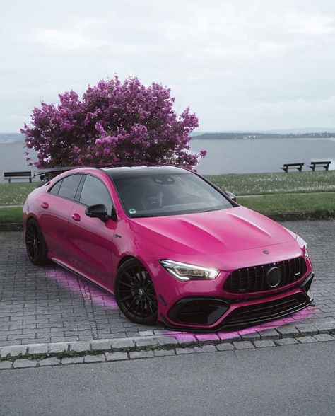 Cla45s Amg, Mercedes Cla Amg, Amg Cla45, Mercedes Cla, Amg Car, Pink Car, Mercedes Benz Amg, German Cars, Have A Nice Day