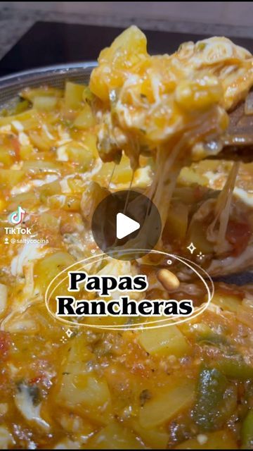 Ana Regalado on Instagram: "Papas 🥔 Rancheras  Easy to prepare but full of flavor!   #papas #potatorecipes #potatoes #easyrecipes #food #cooking #foodstagram #explore #vegetarianrecipes  Ingredients:  2-3 Large Yukon Gold Potatoes  1/2 White Onion  5 Roma Tomatoes  4 Serrano Peppers  3 Garlic Cloves  Chicken Bouillon  Mexican Oregano  Vegetable Oil  1/2 Cup Water" Papa Ranchera Recipe, Mexican Food Recipes Potatoes, Papas Rancheras Recipe, Mexican Papas Recipe, Mexican Oregano, Papa Recipe, Serrano Peppers, Chicken Bouillon, Gold Potatoes