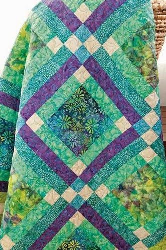 Quilting Color Wheel - The Theory Behind Quilt Color Schemes | The Quilting Room with Mel Purple Quilt, Blue Quilt, Quilt Modernen, Purple Quilts, Batik Quilts, Quilting Room, Jellyroll Quilts, Green Quilt, Green Aqua