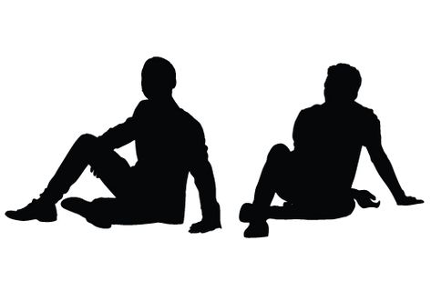 Man Sitting Silhouette, Person Sitting Silhouette, Sitting Silhouette, Sitting On Ground, Male Silhouette, People Silhouette, Person Silhouette, Mac Backgrounds, Tree Photoshop