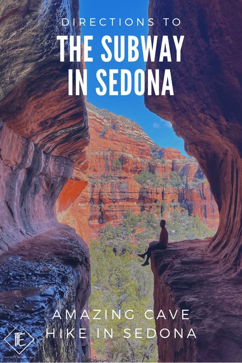 How To Find The Sedona Subway Cave Hike via Boynton Canyon Trail | Inspire • Travel • Eat Sedona Subway Hike, Subway Cave Sedona, Arizona Hikes, Sedona Arizona Travel, Sedona Vortex, Sedona Hikes, Arizona Travel Guide, Sedona Vacation, Sedona Travel