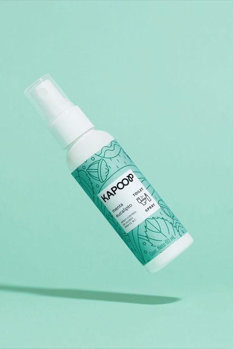 Kapoop Brings A Sense Of Cleanliness To The Bathroom Spray Packaging Design, Health Products Packaging, Packaging Aesthetic, Vitamin Design, Health Packaging, Drink Branding, Advert Design, Packaging System, Impact Design