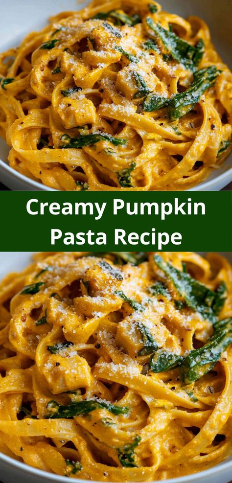 Searching for easy dinner recipes? Our Creamy Pumpkin Pasta Recipe is a must-try! A delightful blend of creamy pasta recipe and pumpkin recipes, perfect for spaghetti recipes and dinner ideas. Easy Pumpkin Pasta, Pumpkin Pasta Sauce Recipe, Recipes With Pumpkin, Creamy Pumpkin Pasta, Autumn Pasta Recipes, Pumpkin Pasta Recipe, Pumpkin Recipes Dinner, Pumpkin Pasta Sauce, Fall Pasta