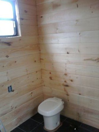 Picture of Inside Walls Diy Outhouse, Modern Outhouse, Outhouse Bathroom, Car Shed, Shed Building, Build Your Own Shed, Shed Construction, Run In Shed, Building A Cabin