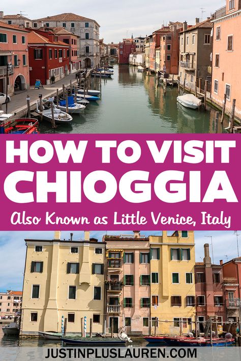 Chioggia Italy, Where To Go In Italy, Day Trips From Venice, Italy Places To Visit, Italy Places, Venice Travel Guide, Sister Trip, Places To Visit In Italy, Italy Culture