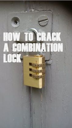 Diy Lock, Lock Picking Tools, Lock Pick Set, Lock Picking, Technology Hacks, Bookkeeping Templates, Survival Life Hacks, Simple Life Hacks, Combination Locks