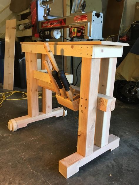 Lathe Bench Ideas, Lathe Stand, Diy Lathe, Woodturning Tools, Lathe Projects, Wood Shop Projects, Diy Mobile, Diy Artwork, Bench Plans