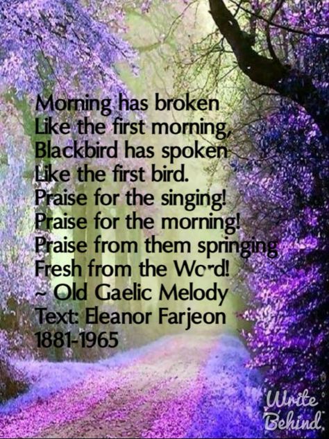 Bible Quotes Healing, Liturgy Of The Hours, Closet Tips, Magic Broom, Spring Feeling, Morning Has Broken, Quotes Healing, Broom Closet, Folk Magic