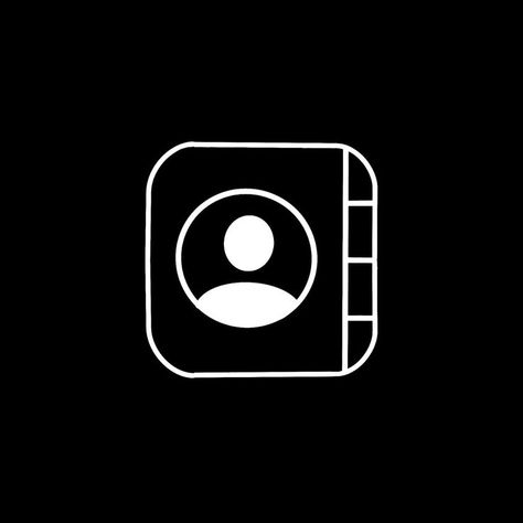 Black Photo Icon App, All Black Icons For Apps, Black Icon Contacts, Black Phone Icons For Apps, Widgets Aesthetic Black Icons, Black Icons Photos, Black Icons For Apps Iphone, Icon For Apps Black Theme, Dark Apps Icon