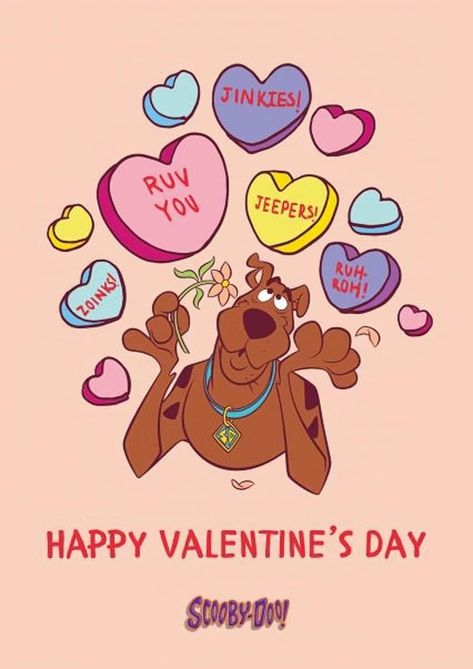 Cartoon Characters Valentine’s Day, Last Min Valentines Day Gifts For Him, Cartoon Valentine Images, Spongebob Valentines Day Card, Valentines Day Cartoon Aesthetic, Valentine’s Day Cartoon, Valentines Day Characters, Valentines Day Pfp, Scooby Doo Valentine