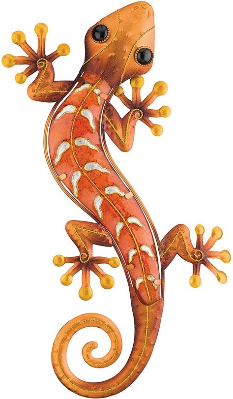 Metal Gecko Wall Art, Gecko Wall Art, Fence Art, Southwest Decor, Tuscan Decorating, Design Seeds, Decor Figurines, Outdoor Wall Decor, Diy Vintage